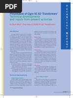 Presentation of Cigre SC A2 Transformers'