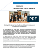 12-UBL Facilitates Pakistani Students Aspiring To Study in Germany