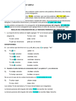 Present Simple Conjugation