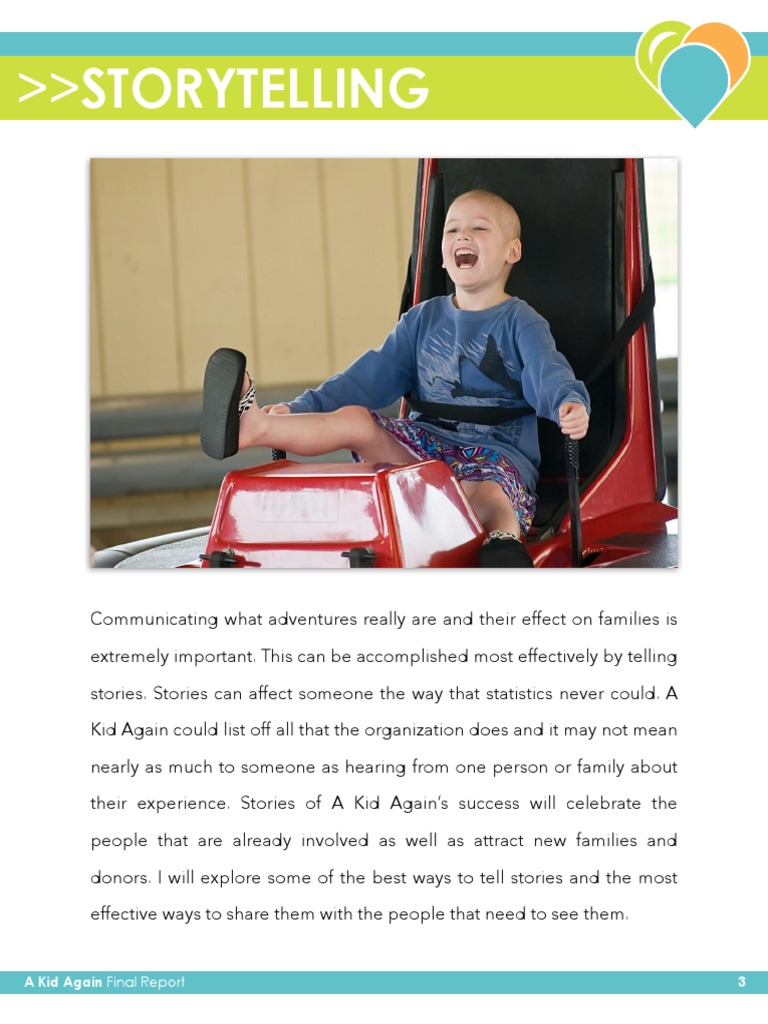 01 A Kid Again - Storytelling | PDF | Storytelling | Mass Media