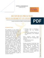 Business Process Management in Insurance - APRIA 2003 - Rama Warrier &amp Preeti