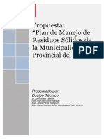 Plan Manejo RRSSen Municipalidad Prov Cusco