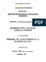 ANTOLOGIA de PLANEACION EDUCATIVA