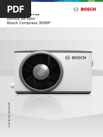  Manual de Instalaçãoo e Uso Bosch Compress 3000p Cs3000p