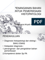 Penanganan Bahan Untuk Pemeriksaan Histopatologi