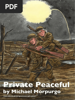 Private Peaceful Study Guide Reading Comprehension Vocabulary