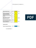 Design of Piping Blanks To Asme B31.3: Design Input P DG