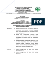 9.1.1.1 SK Kewajiban Tenaga Klinis Dalam Peningkatan Mutu Layanan Klinis