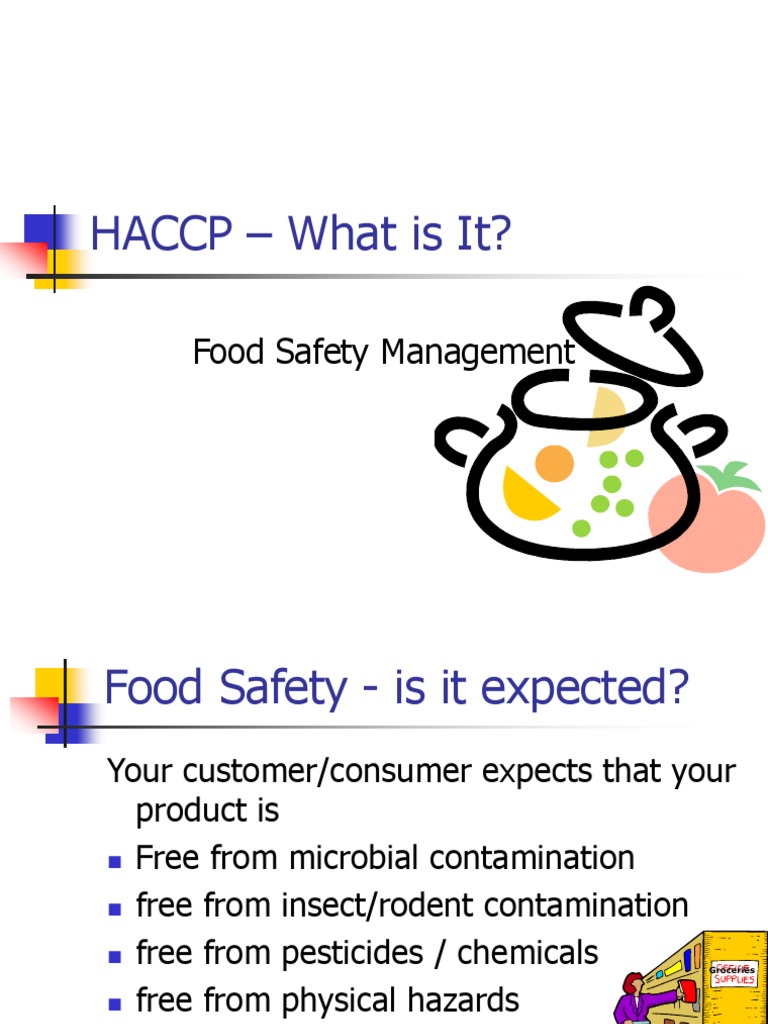 HACCP Overview and Food Safety Essentials | PDF | Food Safety | Hazard ...