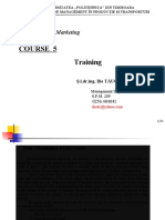 Course 5 Training: Management & Marketing