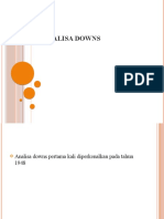 Analisa Downs Presentasi