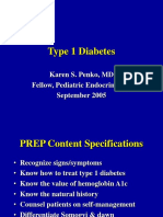 Type 1 Diabetes: Karen S. Penko, MD Fellow, Pediatric Endocrinology September 2005