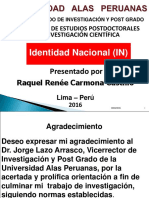 Peru Identidad Nacional
