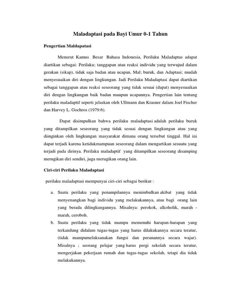 Mal Adaptasi Pdf