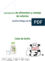 alimentos y calorías 