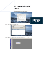 Konfigurasi Mikrotik