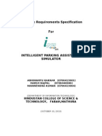 Software Requirements for Intelligent Parking Assistance Simulator