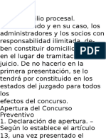 Concursos y Quiebras Compendio de Conceptos