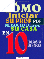 Cómo Iniciar Su Propio Negocio Reynaga PDF