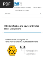 Atex Certification And Equivalent United States Designations Sensidyne Pdf Physical Sciences Gases