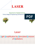 Laser: Department of Applied Sciences