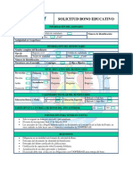 Formato Solicitud Bono Eduactivo 2019