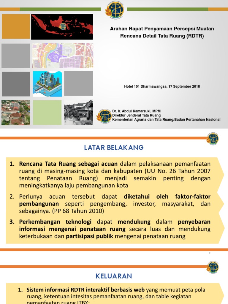 Penyamaan Persepsi Muatan RDTR Interaktif | PDF