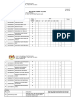 Borang Kehadiran Pelajar