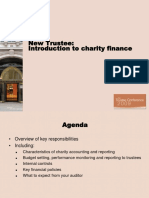 New Trustee: Introduction To Charity Finance: Judith Miller