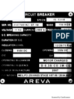 Areva HWX Type Catalogue
