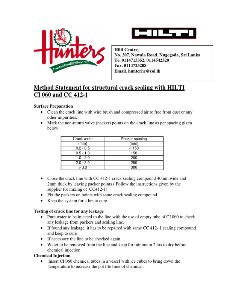Hilti Concrete Repair PDF Materials Nature