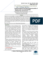 I J P L S: A Review On Pharmacological and Phytochemical Profile of Medik