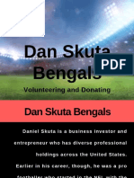 Dan Skuta Bengals - Volunteering and Donating