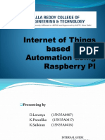 Home Automation Using Raspberry Pi and IoT