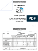 Course Structure BTech CSE-Big Data 2016-2020 PDF