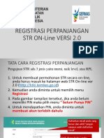 Tata Cara Registrasi STR Online