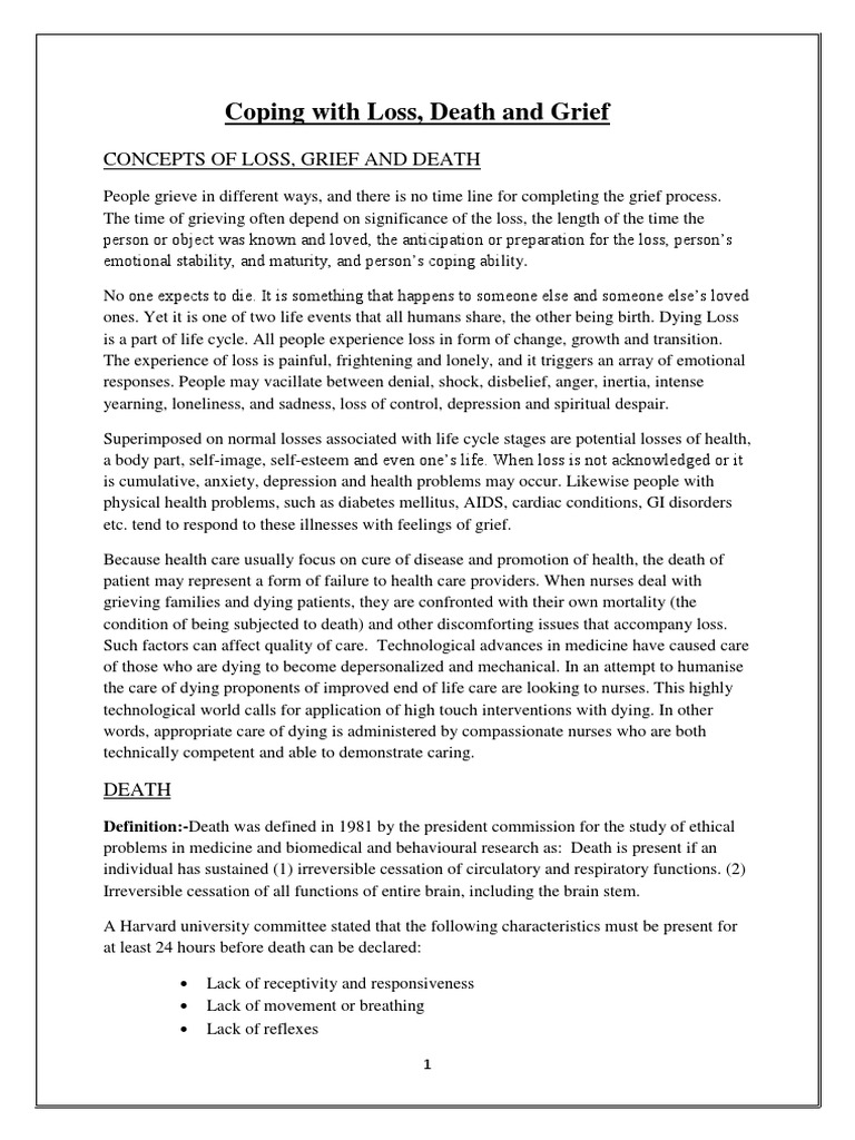 End of Life Care | PDF | Grief | Palliative Care