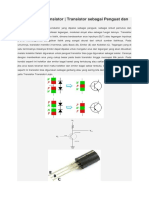 Prinsip Kerja Transistor