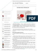 Sistem Pada Sprinkler - (Mep) Mekanikal Elektrikal Plumbing