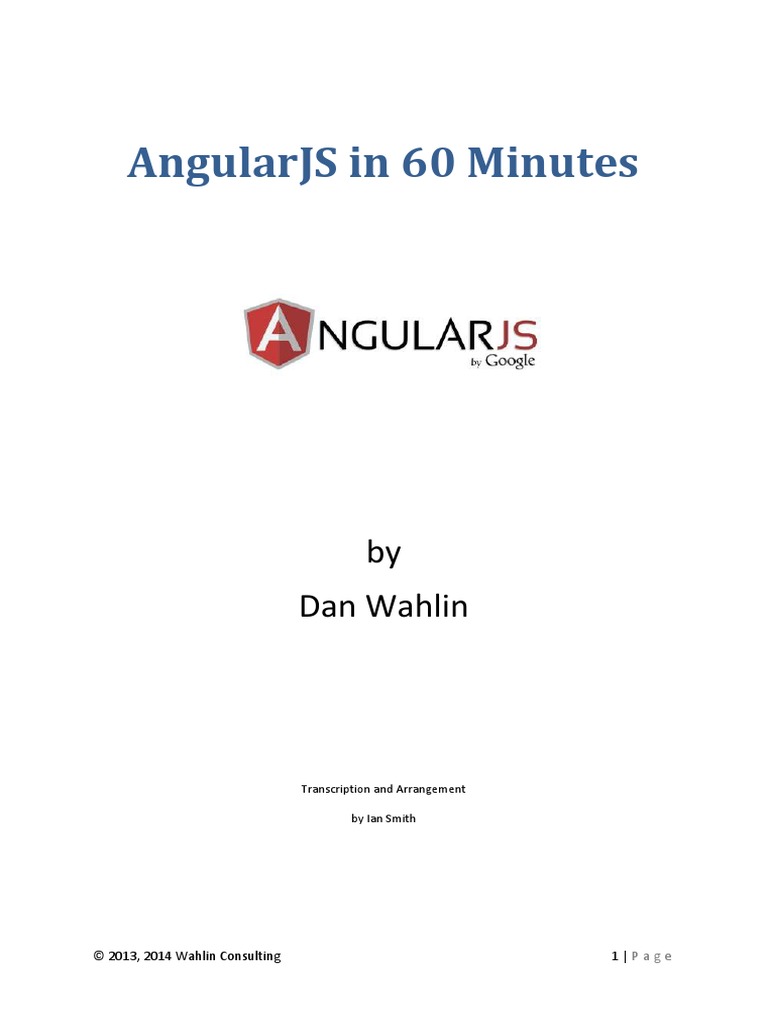 0295 Angularjs Fundamentals 60 Minutes | PDF | Angular Js | Product ...