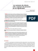 A Narrativa No Contexto Da Ciência Psicológica Sob o Aspeto Do Processo de Construção de Significados