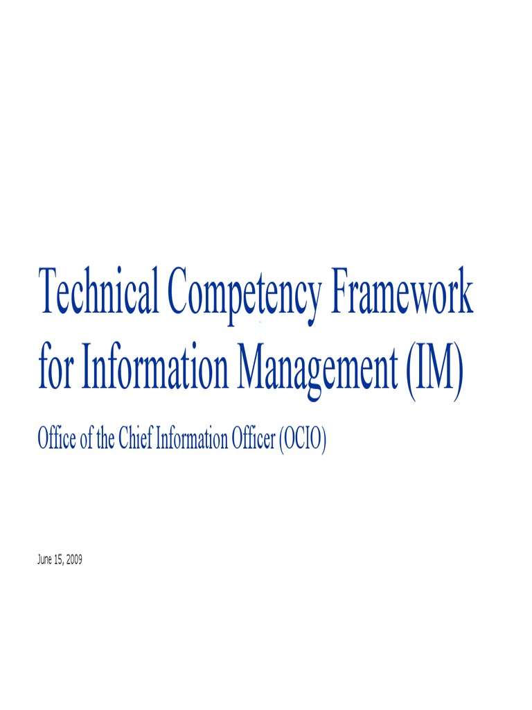 Technical Competency Framework For Data Analyst | PDF | Competence ...