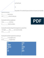 Present Perfect Quiz