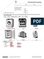 Unit 5 Standard Vocabulary With Answers