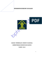 BPHN - Go.id: Kompendium Hukum Yayasan