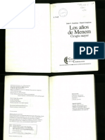 Los Años de Menem. Cirugía Mayor