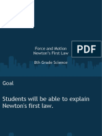 Newton's First Law of Motion