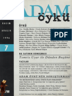 Adam Yayınları - Adam Öykü 7 (Kasım-Aralık 1996) PDF