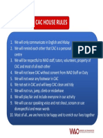 CAC House Rules