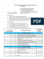 Instrumen Penilaian Kinerja Sebelum Dan Sesudah Diklat